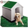 CUCCIA PER CANI DOG HOUSE KETER TETTO COLOR VERDE CM 95x99x99h EXTRA LARGE