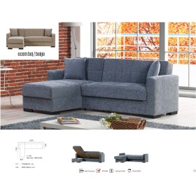 DIVANO PRONTOLETTO MERLIN CORNER BEIGE DIVANO PRONTOLETTO MERLIN CORNER BEIGE