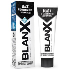 BLANX DENTIFRICIO BLACK AI BARBONI ATTIVI 100% NATURALI 75 ML BLANX DENTIFRICIO BLACK AI BARBONI ATTIVI 100% NATURALI 75 ML