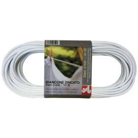 FILO STENDIBIANCHIANCHERIA BIANCONE ZINCATO ML.20 FILO STENDIBIANCHIANCHERIA BIANCONE ZINCATO ML.20