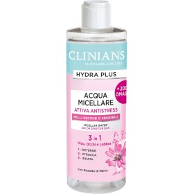 CLINIANS HYDRA PLUS ACQUA MICELLARE 3IN1 ATTIVA ANTISTRESS PELLI SECCHE O SENSIBILI 400 ML CLINIANS HYDRA PLUS ACQUA MICELLARE 3IN1 ATTIVA ANTISTRESS PELLI SECCHE O SENSIBILI 400 ML