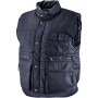 GILET ANNECY IN COTONE E POLIESTERE BLU MULTITASCHE TAGLIA DA S