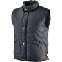 GILET COTONE POLIESTERE  IMBOTTITO  CON PORTACELLULARE INTERNO  COLORE NERO  TG  S M L XL XXL