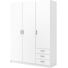 KIT ARMADIO SPRINT 3 ANTE E 3 CASSETTI  BIANCO cm.147x50x200h KIT ARMADIO SPRINT 3 ANTE E 3 CASSETTI  BIANCO cm.147x50x200h