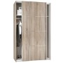 KIT ARMADIO VERONA 2 ANTE SCORREVOLI ROVERE cm.122x64x201h. 75280/03