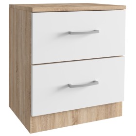 KIT COMODINO 2 CASSETTI  ROVERE cm.45x34x47h. KIT COMODINO 2 CASSETTI  ROVERE cm.45x34x47h.