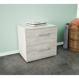 KIT COMODINO 2 CASSETTI BIANCO VENATO cm.44,4x40x33h. KIT COMODINO 2 CASSETTI BIANCO VENATO cm.44,4x40x33h.