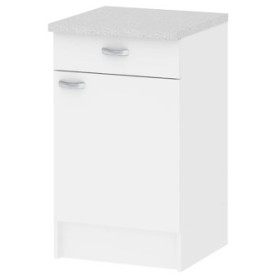 KIT CUCINA MOBILE CON 1 ANTA E 1 CASSETTO 45520 49 LZ BIANCO KIT CUCINA MOBILE CON 1 ANTA E 1 CASSETTO 45520 49 LZ BIANCO