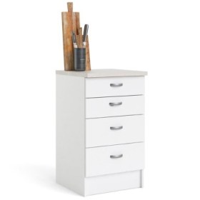 KIT CUCINA MOBILE CON 4 CASSETTI 45521 49 LZ BIANCO KIT CUCINA MOBILE CON 4 CASSETTI 45521 49 LZ BIANCO