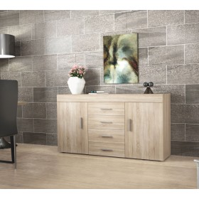 KIT MADIA CON 2 ANTE E 4 CASSETTI 153x85x40h. NATURAL WOOD KIT MADIA CON 2 ANTE E 4 CASSETTI 153x85x40h. NATURAL WOOD
