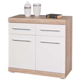 KIT BUFFET LUBLIN CON 2 ANTE E 2 CASSETTI ROVERE/BIANCO LACCATO KIT BUFFET LUBLIN CON 2 ANTE E 2 CASSETTI ROVERE/BIANCO LACCATO