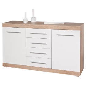 KIT BUFFET LUBLIN CON 4 CASSETTI E 2 ANTE ROVERE/BIANCO LACCATO KIT BUFFET LUBLIN CON 4 CASSETTI E 2 ANTE ROVERE/BIANCO LACCATO