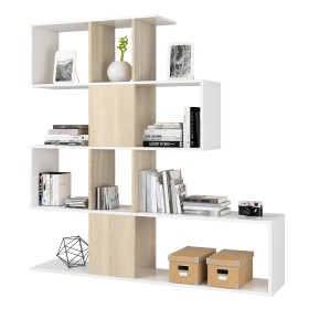 KIT LIBRERIA ZIG-ZAG BIANCO CEMENTO cm.145x145x29h. KIT LIBRERIA ZIG-ZAG BIANCO CEMENTO cm.145x145x29h.