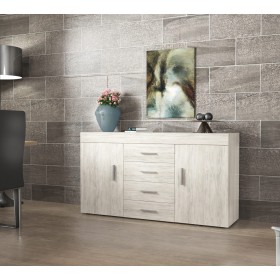 KIT MADIA CON 2 ANTE E 4CASSETTI 153x85x40 BIANCO VENATO K083 KIT MADIA CON 2 ANTE E 4CASSETTI 153x85x40 BIANCO VENATO K083