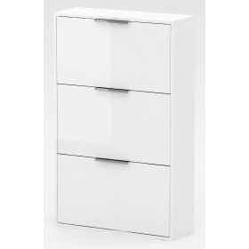 KIT SCARPIERA CON 3 RIBALTI. LACCATO BIANCO cm. 65x25x100 KIT SCARPIERA CON 3 RIBALTI. LACCATO BIANCO cm. 65x25x100