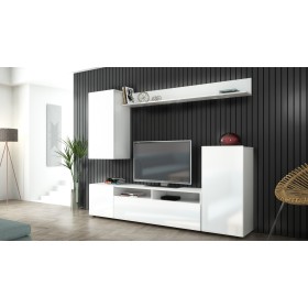 KIT PARETE LIVING BRIDGE 207x170x34 BIANCO LUCIDO. KIT PARETE LIVING BRIDGE 207x170x34 BIANCO LUCIDO.