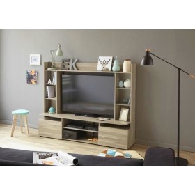 KIT PARETE LIVING SILVER cm.165x150x40 ROVERE. KIT PARETE LIVING SILVER cm.165x150x40 ROVERE.