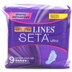 LINES SETA ULTRA LUNGO ALI 9 PZ. ASSORBENTI LINES SETA ULTRA LUNGO ALI 9 PZ. ASSORBENTI