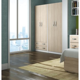 LINEA MODERN ARMADIO 2 ANTE E 2 CASETTI OLMO cm 90x52x210h LINEA MODERN ARMADIO 2 ANTE E 2 CASETTI OLMO cm 90x52x210h
