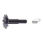POGGI ART.369.00 FRESA SAGOMATA PER INTAGLI MM. 30x2,5 GAMBO MM. 8