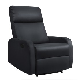 POLTRONA RECLINER CHIARA NERA cm. 75x90xh105  HW62350 POLTRONA RECLINER CHIARA NERA cm. 75x90xh105  HW62350