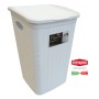 Portabiancheria Elegance In Plastica bianco lt. 50
