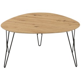 TAVOLINO TAMPA 80x78x41 STRUTTURA METALLO ANTRACITE QUERCIA. TAVOLINO TAMPA 80x78x41 STRUTTURA METALLO ANTRACITE QUERCIA.