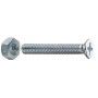 VITI A METALLO IN ACCIAIO ZINCATO TESTA SVASATA 4x10 CON DADI PZ. 40