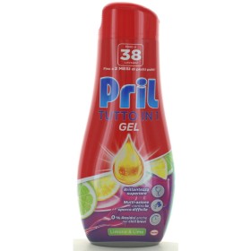 PRIL LAVASTOVIGLIE GEL TUTTO IN 1 8 AZIONI LIMONE & LIME 38 LAVAGGI 684 ML PRIL LAVASTOVIGLIE GEL TUTTO IN 1 8 AZIONI LIMONE & LIME 38