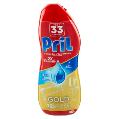 PRIL LAVASTOVIGLIE GOLD GEL 600ML IGIENE BICARBONATO