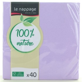 LE NAPPAGE TOVAGLIOLI 38X38 2 VELI 40 PZ.COLORE LILLA LE NAPPAGE TOVAGLIOLI 38X38 2 VELI 40 PZ.COLORE LILLA