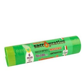 Virosac Saccopratico 70x100 Xxl 6 Pezzi Verde Virosac Saccopratico 70x100 Xxl 6 Pezzi Verde