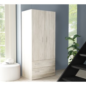 KIT ARMADIO 2 ANTE E 2 CASSETTI BIANCO 80x50x190h. KIT ARMADIO 2 ANTE E 2 CASSETTI BIANCO 80x50x190h.