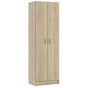 KIT ARMADIO CON 2 ANTE E 5 RIPIANI MULTIUSO cm. 59x37x180h. ROVERE CANADIAN KIT ARMADIO CON 2 ANTE E 5 RIPIANI MULTIUSO cm. 59x37x180h. ROVERE CANADIAN