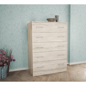 KIT CASSETTIERA 5 CASSETTI BIANCO cm.80x111x45h. KIT CASSETTIERA 5 CASSETTI BIANCO cm.80x111x45h.