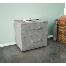 KIT COMODINO 2 CASSETTI CEMENTO cm. 48x41x36h. KIT COMODINO 2 CASSETTI CEMENTO cm. 48x41x36h.