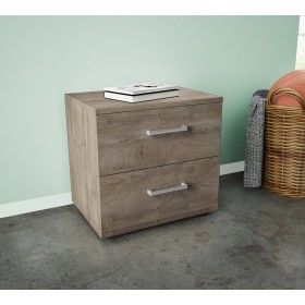 KIT COMODINO 2 CASSETTI ROVERE cm. 48x41x36h. KIT COMODINO 2 CASSETTI ROVERE cm. 48x41x36h.