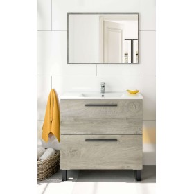 KIT MOBILE BAGNO ATHENA CON 2 CASSETTI cm. 80 ROVERE ALASKA KIT MOBILE BAGNO ATHENA CON 2 CASSETTI cm. 80 ROVERE ALASKA