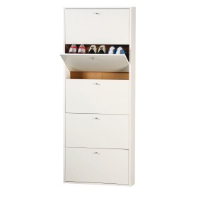 KIT SCARPIERA CON 5 RIBALTI cm. 65x15x164h. BIANCA 1307 KIT SCARPIERA CON 5 RIBALTI cm. 65x15x164h. BIANCA 1307