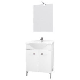 MOBILE BAGNO BIANCO DESY cm.57 COMPLETO MOBILE BAGNO BIANCO DESY cm.57 COMPLETO