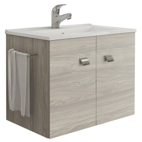 MOBILE BAGNO ERIKA SPECCHIO ROVERE GRIGIO MOBILE BAGNO ERIKA SPECCHIO ROVERE GRIGIO