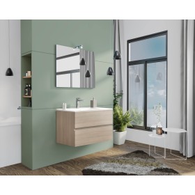 MOBILE BAGNO NEW SPLASH cm.80 ROVERE GRIGIO MOBILE BAGNO NEW SPLASH cm.80 ROVERE GRIGIO