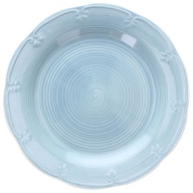 Tognana  Piatto Piano Stoneware Azzurro LINEA SHABBY Cm. 27 Tognana Piatto Piano Stoneware Azzurro LINEA SHABBY Cm. 27