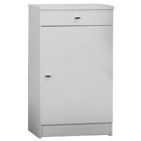 MOBILE BIANCO LACCATO CON 1 ANTA E 1 CASSETTO cm. 46x34x80h. 222TL MOBILE BIANCO LACCATO CON 1 ANTA E 1 CASSETTO cm. 46x34x80h. 222TL