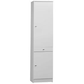 MOBILE BIANCO LACCATO CON 2 ANTE E 1 CASSETTO cm. 46x34x183h 452TL MOBILE BIANCO LACCATO CON 2 ANTE E 1 CASSETTO cm. 46x34x183h 452TL