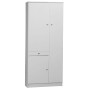 MOBILE BIANCO LACCATO CON 3 ANTE E 1 CASSETTO cm. 77x34x183h 323TL