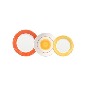 TOGNANA SERVIZIO 18 PIATTI PORCELLANA DA TAVOLA VIRGINIA ORANGE TOGNANA SERVIZIO 18 PIATTI PORCELLANA DA TAVOLA VIRGINIA ORANGE