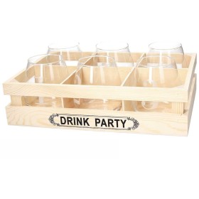 TOGNANA SET 6 BICCHIERI APERITIVO CASSETTA TAPAS DRINK PA TOGNANA SET 6 BICCHIERI APERITIVO CASSETTA TAPAS DRINK PA