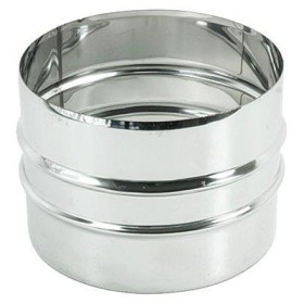 RACCORDO INOX PER TUBO CANNA FUMARIA M.F. DIAM. 20 CM. RACCORDO INOX PER TUBO CANNA FUMARIA M.F. DIAM. 20 CM.