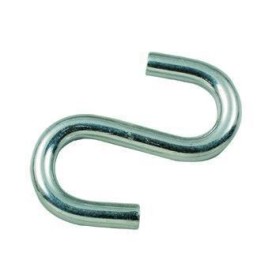 GANCIO A ESSE ZINCOCROMATI SCATOLA N. 17 MM. 3 GANCIO A ESSE ZINCOCROMATI SCATOLA N. 17 MM. 3